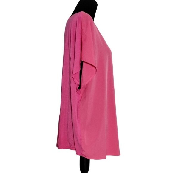 Apt. 9 Women's Pink V-Neck Short Sleeve Top Size 1X - Picture 6 of 14